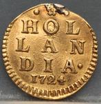 Gouden 1 stuiver 1724 - wapenstuiver 1724 Holland, Postzegels en Munten, Munten | Nederland, Vóór koninkrijk, Verzenden, Losse munt