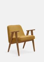 366 Concept Mia Fauteuil - Bouclé Bekleding Okergeel, Ophalen, 75 tot 100 cm, Zo goed als nieuw, Retro