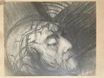 Jezus Christus Litho jaren '30 - dat is 100 jaar OUD!, Antiek en Kunst, Ophalen of Verzenden