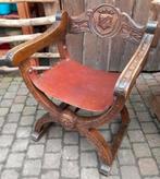 Antieke renaisssance revival stijl stoel, konings stoel, Ophalen