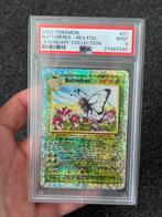 Pokémon PSA 9 Butterfree Rev. holo #21 legendary collection, Ophalen of Verzenden, Zo goed als nieuw, Losse kaart, Foil