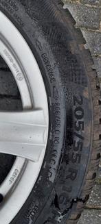 Winterbanden 205/55 R16 VW Golf Variant, Gebruikt, 16 inch, Banden en Velgen, Personenwagen