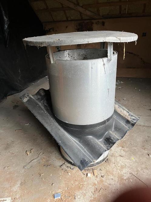 Ventilatiepijp, Doe-het-zelf en Verbouw, Buizen en Afvoer, Zo goed als nieuw, Overige typen, Aluminium, Minder dan 2 meter, 80 mm of meer