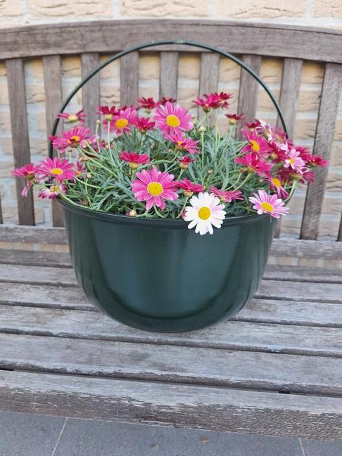 nieuwe bloembakken van metaal heksenketel, Tuin en Terras, Bloembakken en Plantenbakken, Nieuw, Metaal, Binnen, Balkon, Tuin, Rond