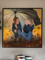 Olieverfschilderij 100x100 - leuk voor kinderopvangruimte, Antiek en Kunst, Kunst | Schilderijen | Klassiek, Ophalen