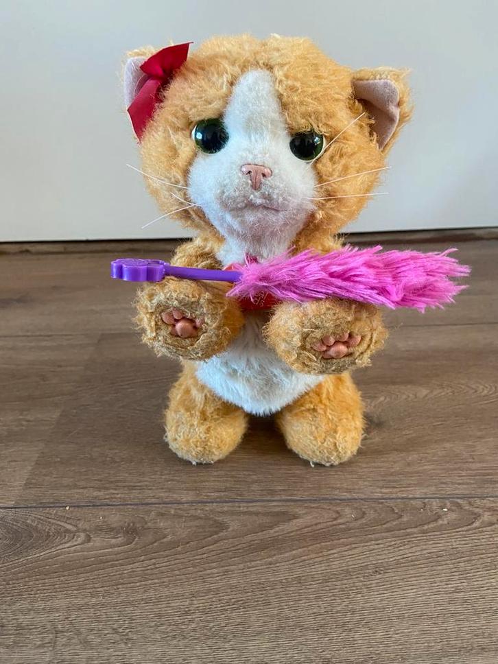 Furreal friends daisy de kat, Kinderen en Baby's, Speelgoed | Knuffels en Pluche, Zo goed als nieuw, Poes, Ophalen of Verzenden
