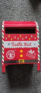 Kerst brievenbus metaal, 31cm hoog en 21 breed.nieuw, Ophalen of Verzenden, Nieuw