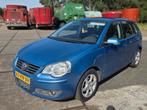 Volkswagen Polo 1.4 55KW 2005 Blauw, Auto's, Volkswagen, Voorwielaandrijving, Metallic lak, 74 pk, Blauw
