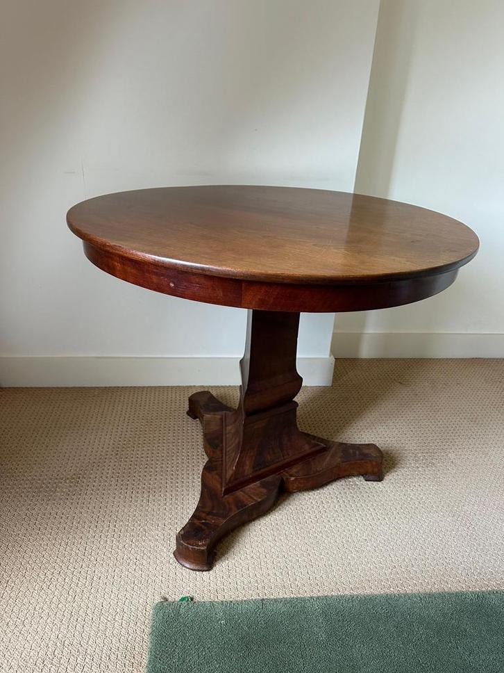 Antieke ronde houten tafel – prachtige klassieke stij, Antiek en Kunst, Antiek | Meubels | Tafels, Ophalen