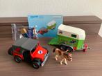 Playmobil 4189 Paardentrailer met Auto & Figuur, Kinderen en Baby's, Speelgoed | Playmobil, Ophalen of Verzenden, Zo goed als nieuw