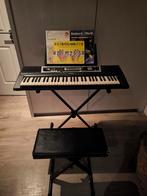 Keyboard Yamaha YPT-210 compleet set stoel standaard boekjes, Gebruikt, Yamaha, Met standaard, Overige aantallen