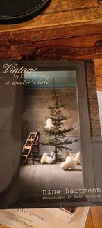 Vintage by nina a winter'tale. Nina Hartman kerstboek, Antiek en Kunst, Ophalen