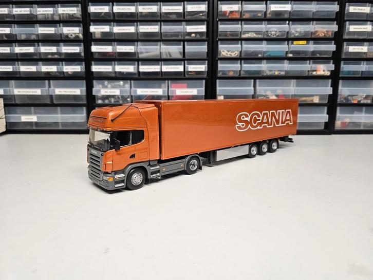 Minichamps scania r470 demo ., Hobby en Vrije tijd, Modelauto's | 1:43, Zo goed als nieuw, Bus of Vrachtwagen, MiniChamps, Ophalen