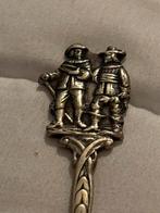 Vintage Verzilverde Souvenirlepel - Nederlandse Klederdracht, Antiek en Kunst, Ophalen of Verzenden