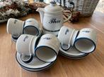 Theeservies theepot plus stoofje en zes kop en schotels, Huis en Inrichting, Ophalen of Verzenden, Porselein, Overige stijlen