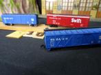 N104=Merkloos spoor N U.S.Box Cars.159, Overige merken, Gebruikt, Gelijkstroom, Wagon