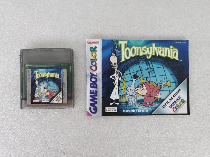 Nintendo GBC: Toonsylvania, Spelcomputers en Games, Games | Nintendo Game Boy, Gebruikt, Avontuur en Actie, 1 speler, Vanaf 3 jaar