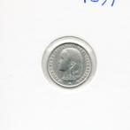 WIHELMINA DUBBELTJE 1897 ZILVER, Postzegels en Munten, Munten | Nederland, Ophalen of Verzenden, Koningin Wilhelmina, 10 cent