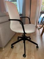 Langfjall grijze bureaustoel met armleuningen, Huis en Inrichting, Bureaustoelen, Ophalen, Zo goed als nieuw, Zwart