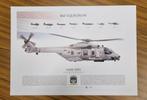 Poster NH90 RNLAF, Verzenden, Zo goed als nieuw, Kaart, Foto of Prent