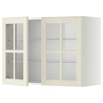 2 bovenkasten met vitrinedeuren Ikea - afbeelding 5