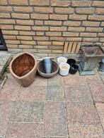 Diverse Bloempotten en Plantenbakken, Ophalen, Tuin, Steen, Gebruikt