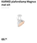 Plafondlamp Karwei Magnus wit, Ophalen, Gebruikt, Metaal