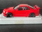 Nissan Skyline GT-R (R34) rood 1:18 Motorhelix, Hobby en Vrije tijd, Modelauto's | 1:18, Ophalen of Verzenden, Nieuw, Auto, Overige merken