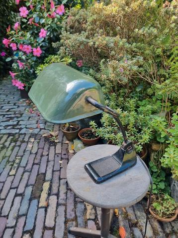 Antieke notarislamp bankierslamp BUR bureaulamp beschikbaar voor biedingen
