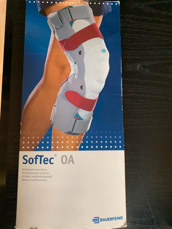 Kniebrace links softec OA Bauerfeind, Diversen, Braces, Zo goed als nieuw, Ophalen