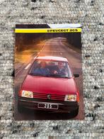 Autofolder Peugeot 205, uitgave 1985, Ophalen of Verzenden, Zo goed als nieuw, Peugeot
