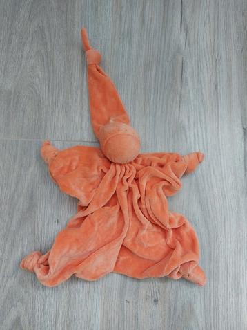 Knuffel knuffeldoekje pieties tut spook pop Oranje L458 beschikbaar voor biedingen