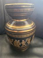 Grieks Vaasje Corfu Ceramics 24K Goud Handgemaakt, Ophalen of Verzenden