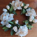 Krans rozen kunststof bijna NIEUW, Ophalen of Verzenden, Zo goed als nieuw