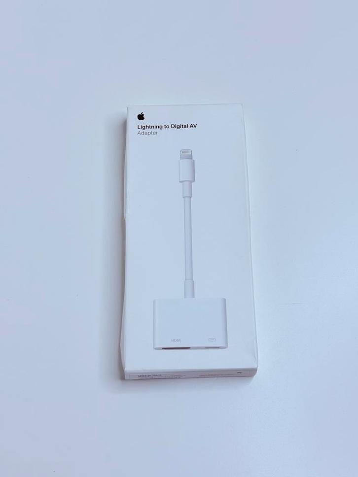 Apple Lightning Digital AV-adapter (HDMI), Audio, Tv en Foto, Audiokabels en Televisiekabels, Zo goed als nieuw, HDMI-kabel, Minder dan 2 meter
