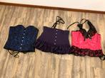 Drie keer Korset M, Kleding | Dames, Ophalen of Verzenden, Zwart, Body of Korset