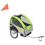 VidaXL Fietskar Fietstrailer 30kg 1/2 Kinderen 30kg 1063 NH, Ophalen of Verzenden, Zo goed als nieuw, Kinderkar