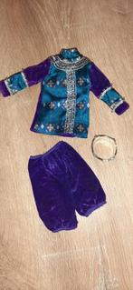 Barbie kleding prins Ken met kroon., Ophalen of Verzenden, Zo goed als nieuw, Barbie