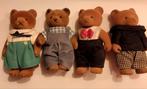 Sylvanian family. Vier "papa" beertjes., Ophalen of Verzenden, Gebruikt, Overige typen