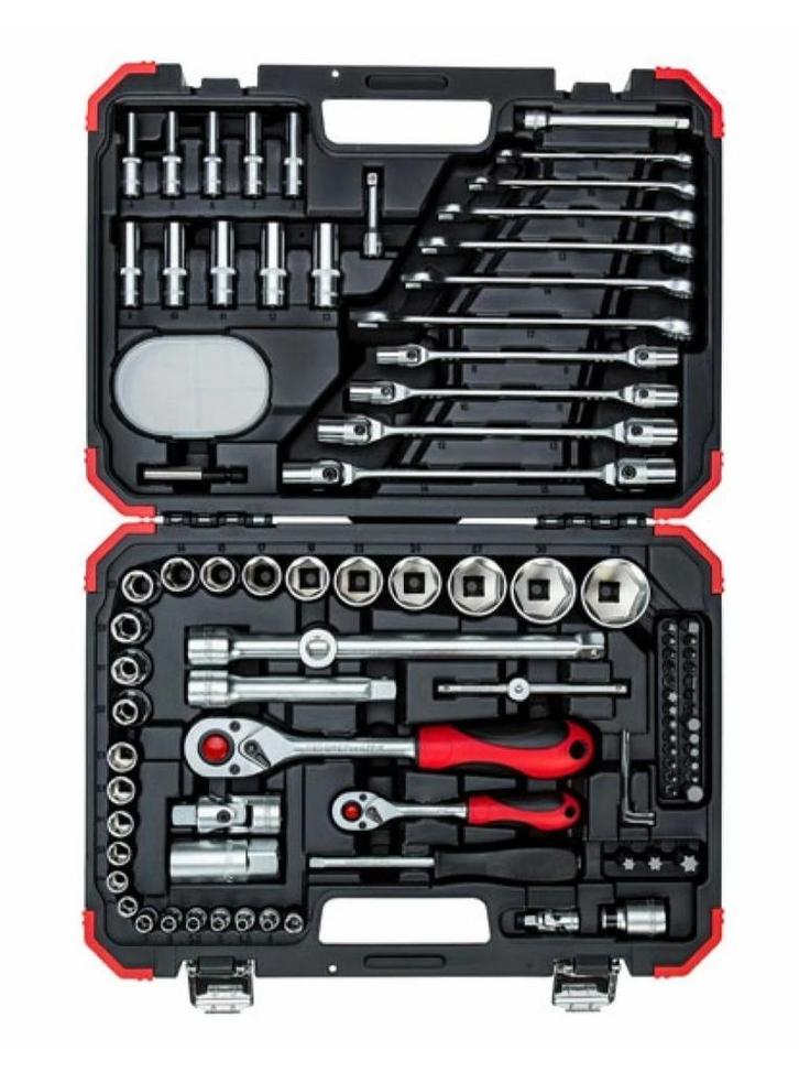 Gedore RED 92-delige Dopsleutelset, Auto diversen, Autogereedschap, Nieuw, Ophalen of Verzenden