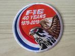 RNLAF patch F-16 40 Years 1979-2019 swirl, Verzamelen, Militaria | Algemeen, Embleem of Badge, Nederland, Luchtmacht, Verzenden