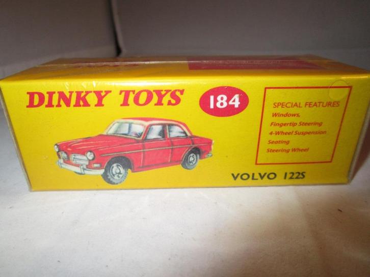 Dinky Toys Atlas Volvo 122s, Hobby en Vrije tijd, Modelauto's | 1:43, Nieuw, Auto, Dinky Toys, Ophalen of Verzenden