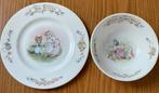 Beatrix Potter Royal Albert Bord+ papschaaltje, Ophalen of Verzenden, Porselein, Overige stijlen, Bord(en)