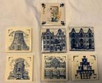 Vintage Delfts Blauwe KLM Onderzetters, Ophalen of Verzenden