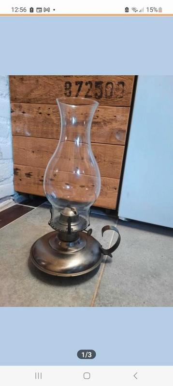Metalen olielamp  lamp lights farms olielampje beschikbaar voor biedingen