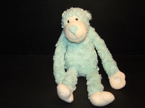 FUNNIES AAP PLUCHE WOLLIG KRULLEND MINTGROEN  MET ZACHTE BAD, Kinderen en Baby's, Speelgoed | Knuffels en Pluche, Nieuw, Overige typen