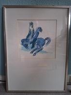 Tekening  "Stijgerend paard", Ophalen of Verzenden