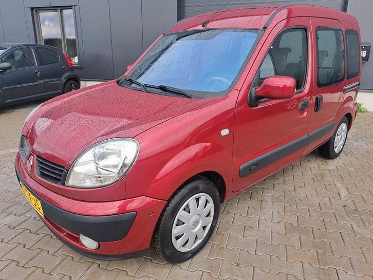 Renault Kangoo 1.2 16V LUXE 2007 1E- EIGENAAR TOPAUTO Rood, Auto's, Renault, Bedrijf, Kangoo, Airconditioning, Benzine, D, MPV