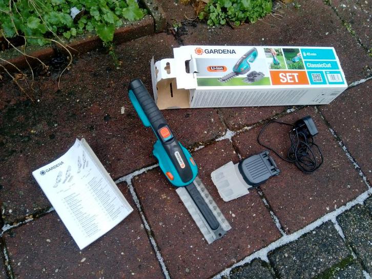 Gardena Accuschaar - Zo goed als nieuw!, Tuin en Terras, Heggenscharen, Zo goed als nieuw, Accu, Ophalen of Verzenden