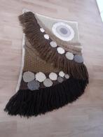 wandkleed wol jaren 70 design bruin grijs retro 80 x 52 cm, Huis en Inrichting, Stoffering | Tapijten en Kleden, Jaren 70 space age design vintage retro 1970s